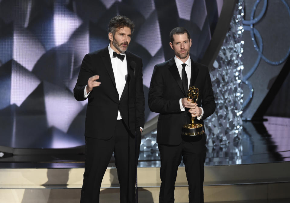 David Benioff and D.B Weiss (Credit: Chris Pizzello/Invision/AP)