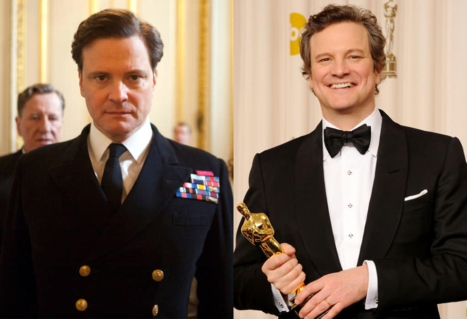 Colin Firth, Best Actor of 2010, 'The King's Speech'