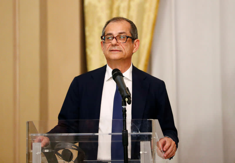 Il ministro dell’Economia, Giovanni Tria (REUTERS/Max Rossi)