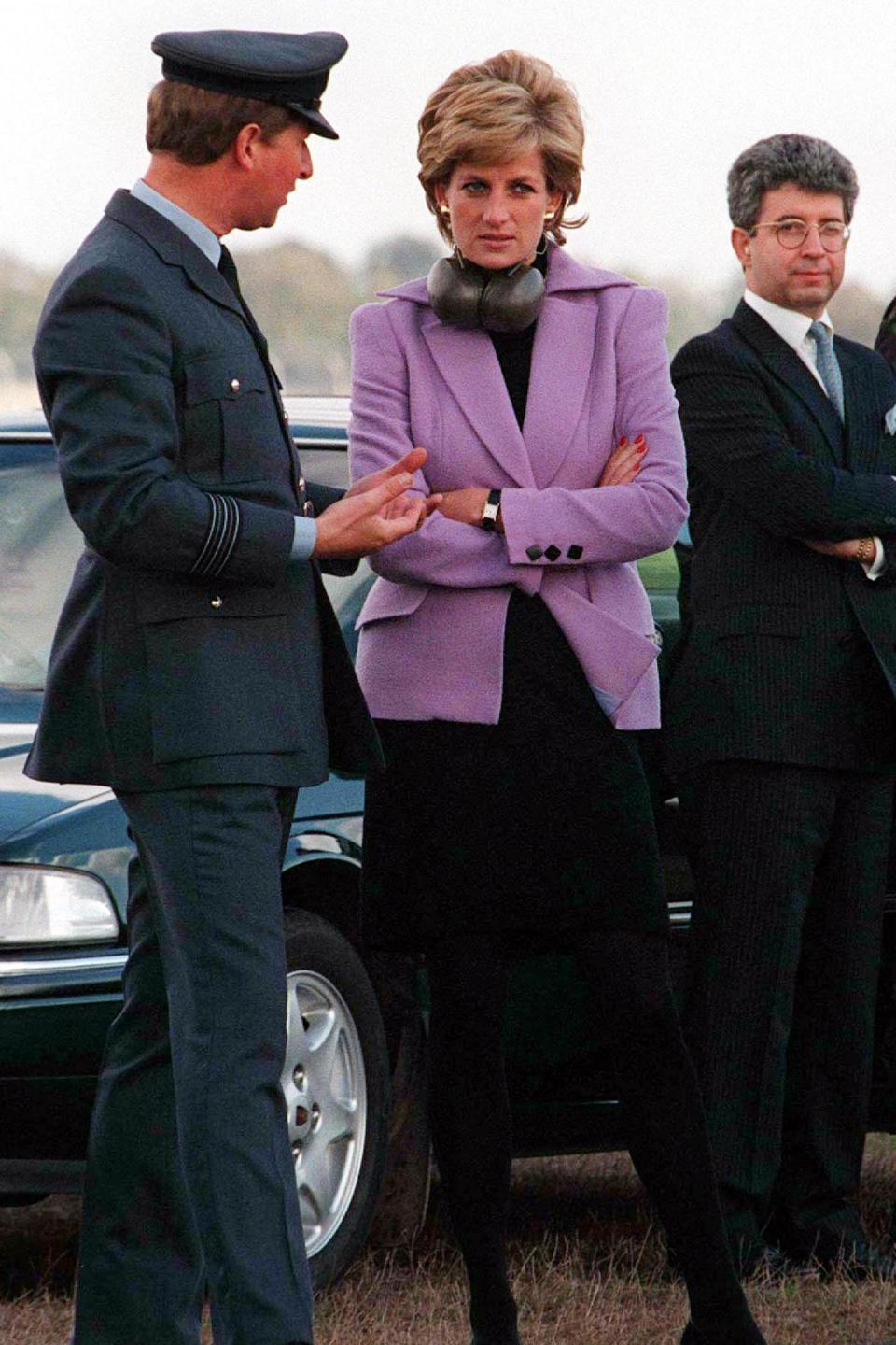 <h1 class="title">Diana At Air Base</h1><cite class="credit">Princess Diana Archive</cite>