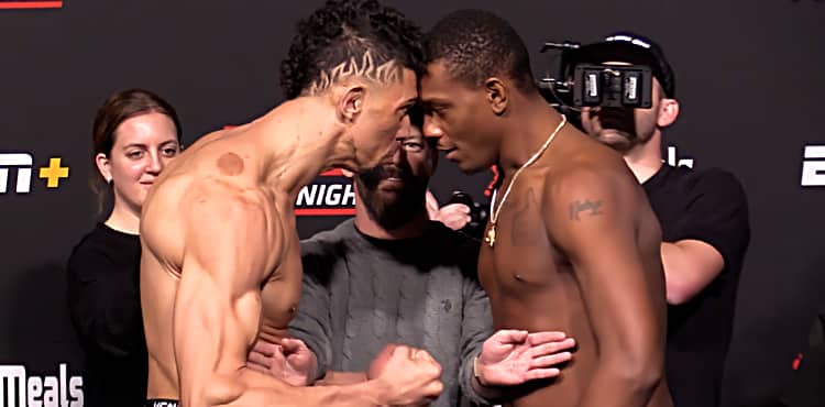 Johnny Walker vs Jamahal Hill UFC Vegas 48 face-offs