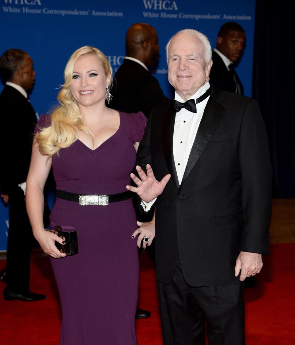 <p>McCain and his daughter, Meghan McCain, attend the 100th Annual White House Correspondents' Association Dinner on May 3, 2014 in Washington, D.C.</p>