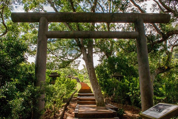 花蓮玉里神社鳥居 (圖／縱管處)