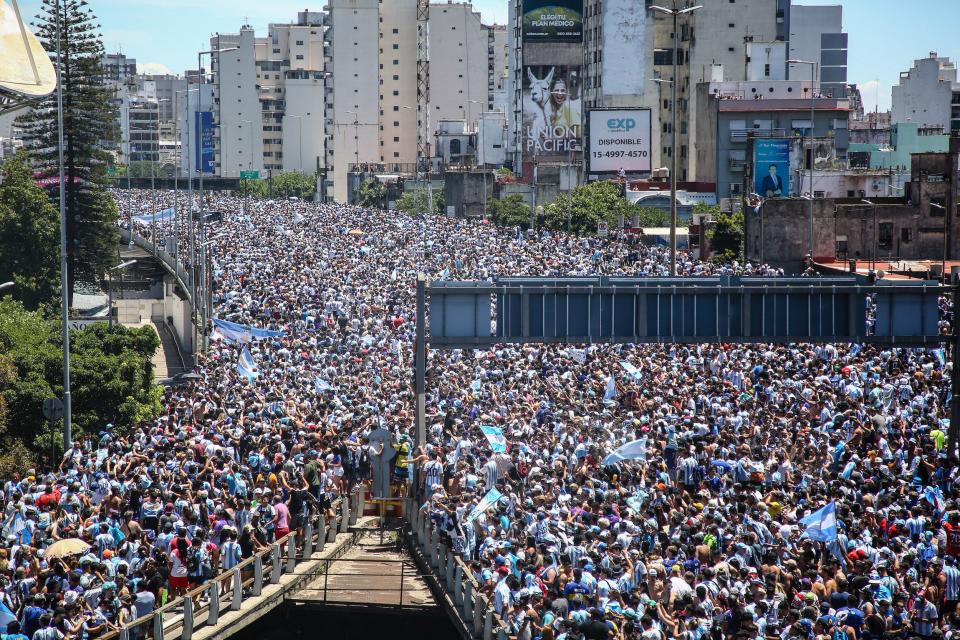 Argentina World Cup celebration