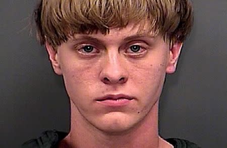 Dylann Roof is seen in this June 18, 2015 handout booking photo provided by Charleston County Sheriff's Office. REUTERS/Charleston County Sheriff's Office/Handout via Reuters/Files