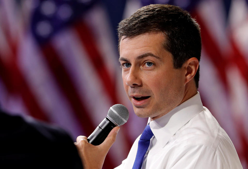 Pete Buttigieg announced in April that he would no longer take money from federal lobbyists. (Photo: Steve Marcus/Reuters)