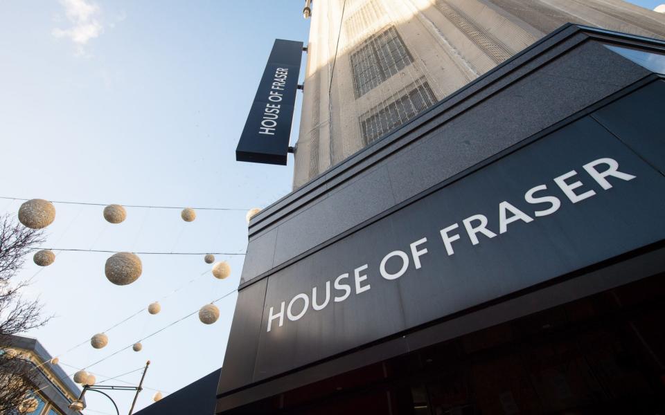 House of Fraser WFH Friday - Dominic Lipinski/PA Wire