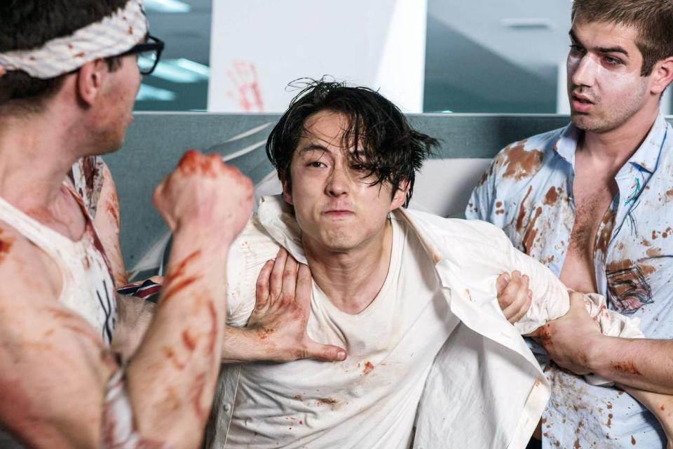 Steven Yeun in Mayhem