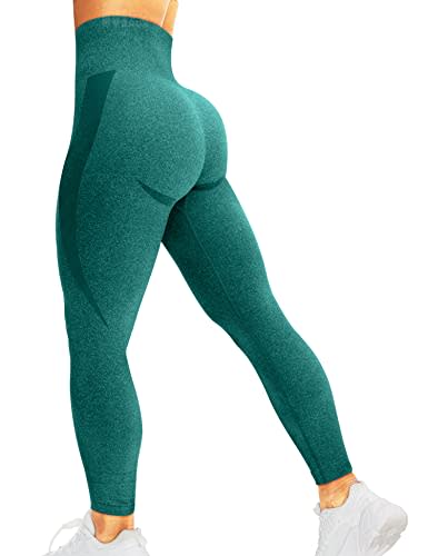 VOYJOY Women's Scrunch Butt Lifting Seamless Yoga Leggings High
