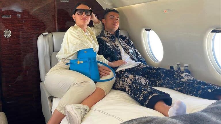 Cristiano Ronaldo y Georgina Rodríguez se flecharon en un local madrileño