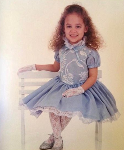 A throwback to Nicole Richie as a young girl. Even back then she loved having fun with her fashion. Source: Instagram/ Nicole Richie