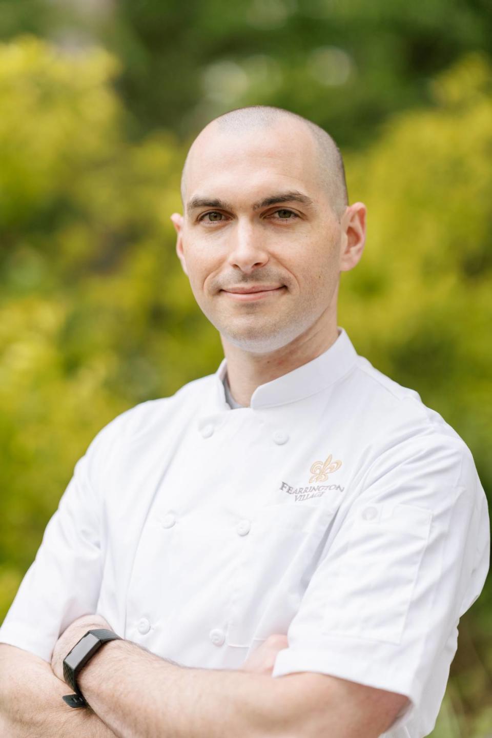 Chef Paul Gagne is the new executive chef of the Fearrington House Inn & Restaurant.