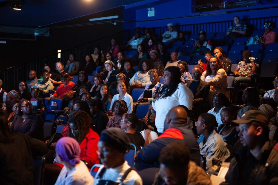 Audience members at the Black British Book Festival (Toyin Dawudu)