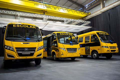 With the Allison fully automatic transmission, the Volare buses are easier to operate on roads with mud, gravel or sand, which is particularly common in the rural areas of northern and northeastern Brazil, where many of the buses will operate. (Photo: Business Wire)