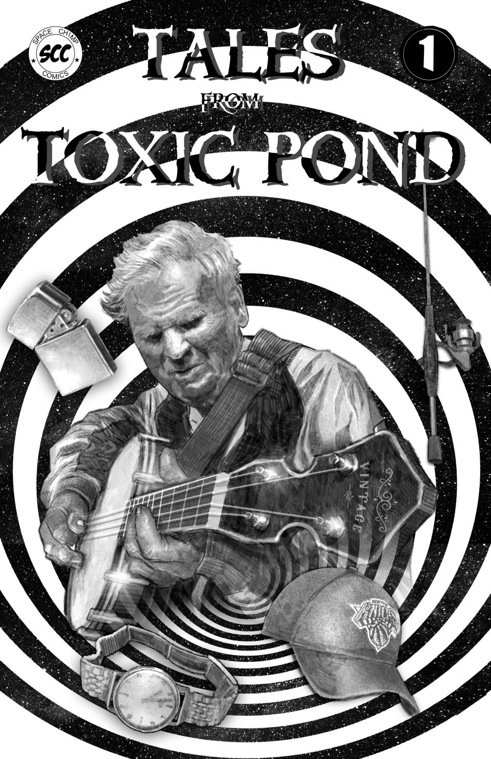 The first issue of Tales from Toxic Pond featured a "Twilight Zone" homage cover and an EC Comics "Tales from the Crypt "homage cover.