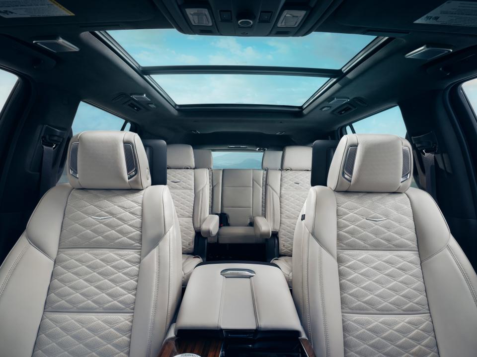 The interior of the 2025 Cadillac Escalade