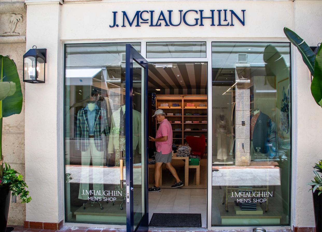 J. McLaughlin chose The Esplanade for its second men's-only location.