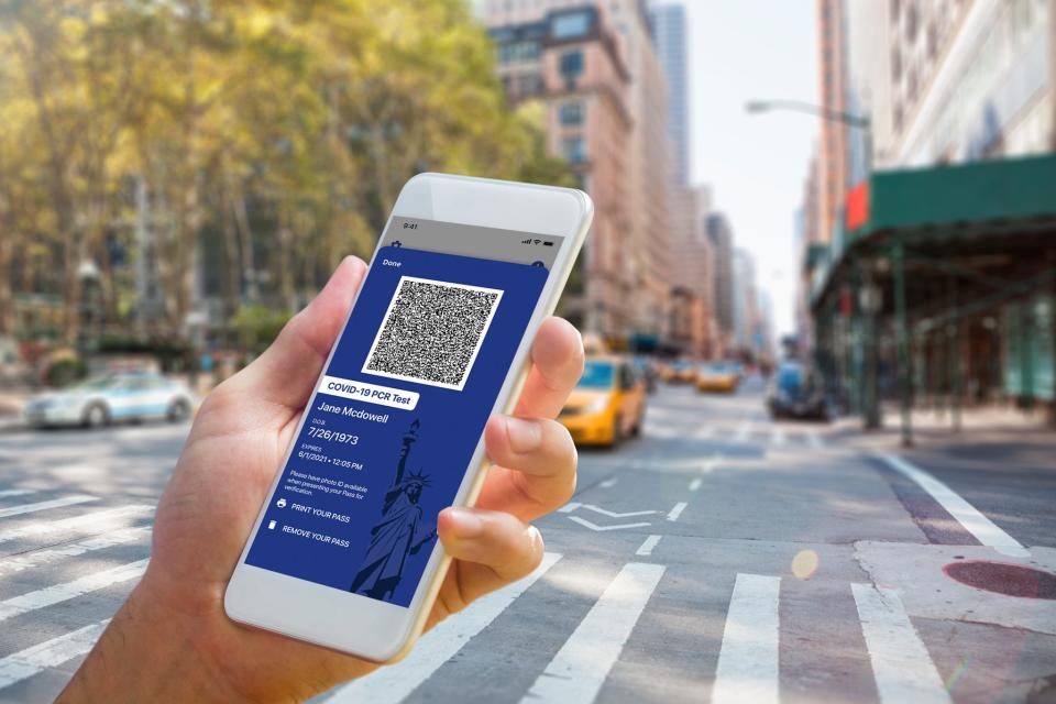 New York’s Excelsior Pass app allows event attendees to prove their COVID-19 vaccination status.