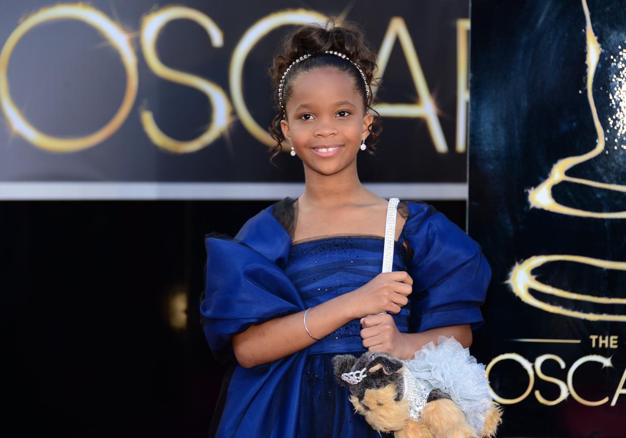 Quvenzhané Wallis mantiene el récord de ser la actriz más joven nominada al Óscar a Mejor Actriz cuando tenía 9 años (Foto de Frederic J. Brown/AFP via Getty Images)