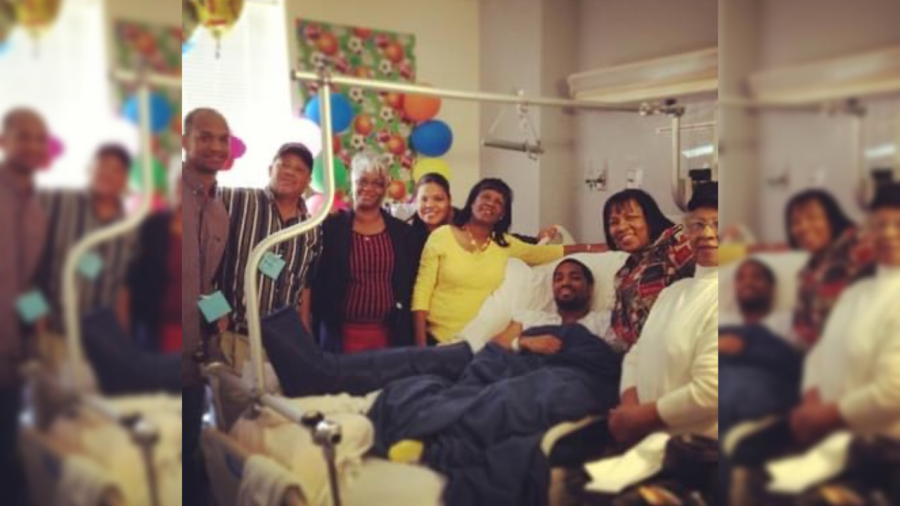 Gregory Jackson Jr., deputy director of the new and historic White House Office of Gun Violence Prevention, recovering after being shot in Washington, D.C., in April 2013. (Photo courtesy of the White House)