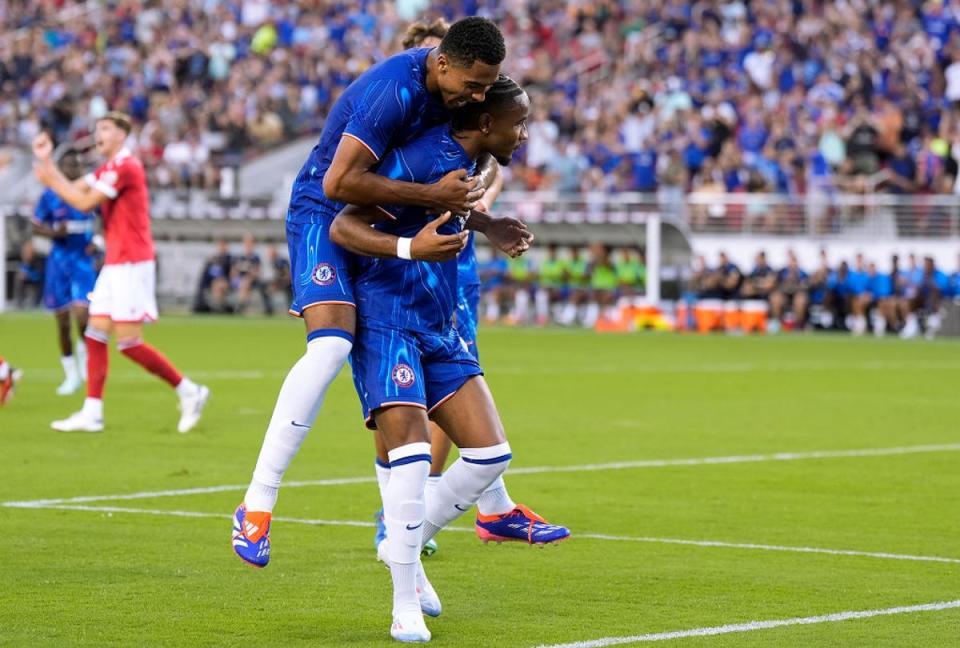 Nkunku scored in the first half for Chelsea (Getty Images)