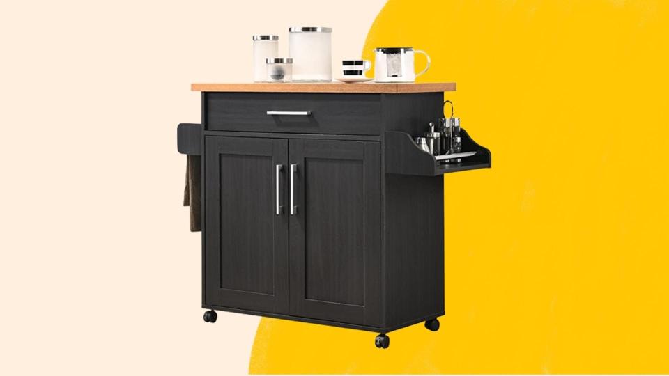 Thousands of reviewers agree that this affordable cart is a practical kitchen addition.