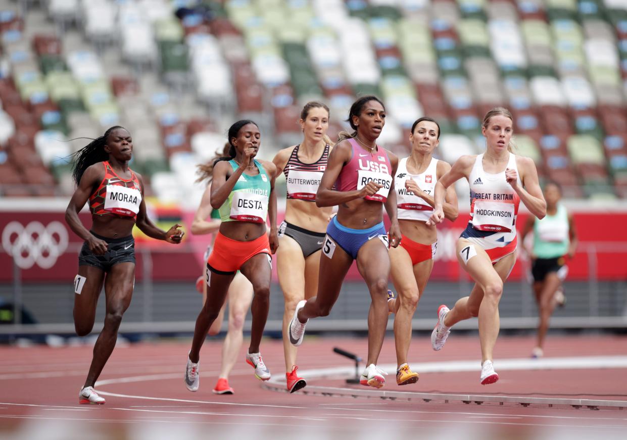 Workua Getachew did not feature in the 800m heats (Reuters)