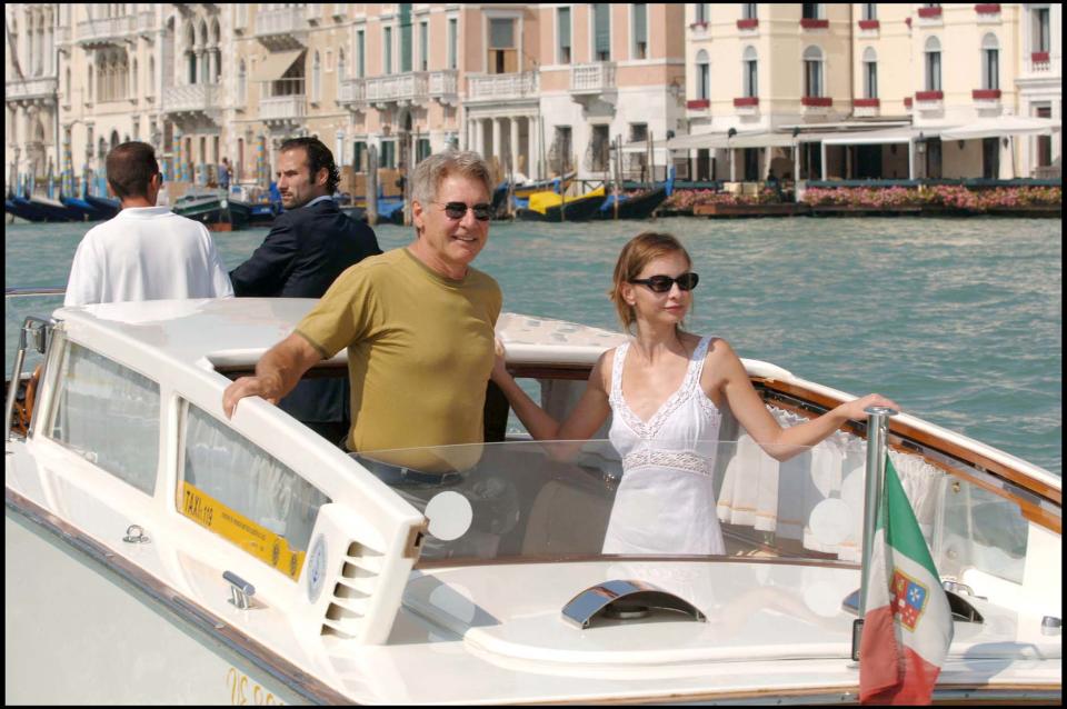 Le couple à la Mostra de Venise, en 2002.