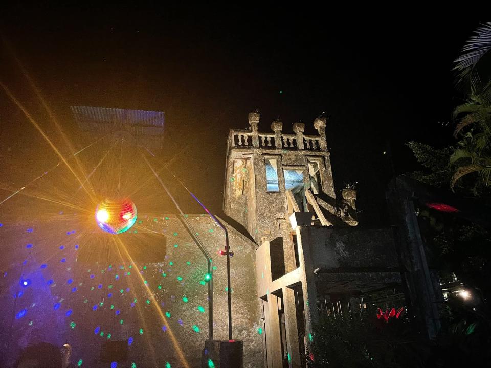 Paronella Park has a disco ball in the property's original dance hall.