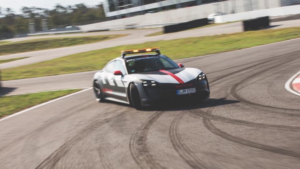 Taycan Turbo safety car