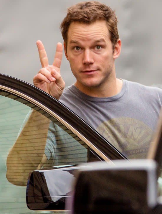 Chris Pratt has had a lot of different looks during his career – from chubby to skinny, from skinny to outrageously buff, and from clean to scruffy. But for his new role in the upcoming sci-fi drama <em>Passengers</em> he looks almost unrecognizable. At first glance, you can’t even tell who this bearded man is. AKM/GSI Look at that epic beard! It's hard to tell it's even Pratt and not a hermit from the mountains who hasn't been to the big city in 20 years. <strong>WATCH: Hollywood's 9 Hottest Hunks of Summer </strong> As ruggedly handsome as Pratt looks with his off the grid-style facial hair on the Atlanta, Georgia set of <em>Passengers</em>, thankfully the beard is fake. Just a few days before, Pratt was photographed on set totally clean shaven and flashing a peace sign like a stud. AKM/GSI Unless Pratt can grow a massive beard at will -- which we wouldn't put past him -- he is almost impossibly cool. Pratt stars opposite Jennifer Lawrence in the sci-fi romance <em>Passengers</em>, which tells the tale of a group of interstellar space travelers who are put in cryogenic sleep for a long trip across the stars. <strong>NEWS: Chris Pratt & Jennifer Lawrence's Sci-Fi Movie 'Passengers' Is Totally Happening! </strong> Pratt plays a passenger who wakes up early and must face the possibility of living for decades by himself before the ship reaches its destination. He decides to wake up another passenger (Lawrence) out of a desperate need for someone to interact with. <em>Passengers </em>is set for release in December 2016. For more on Chris Pratt and the many reasons why everyone loves him so much, check out the video below.