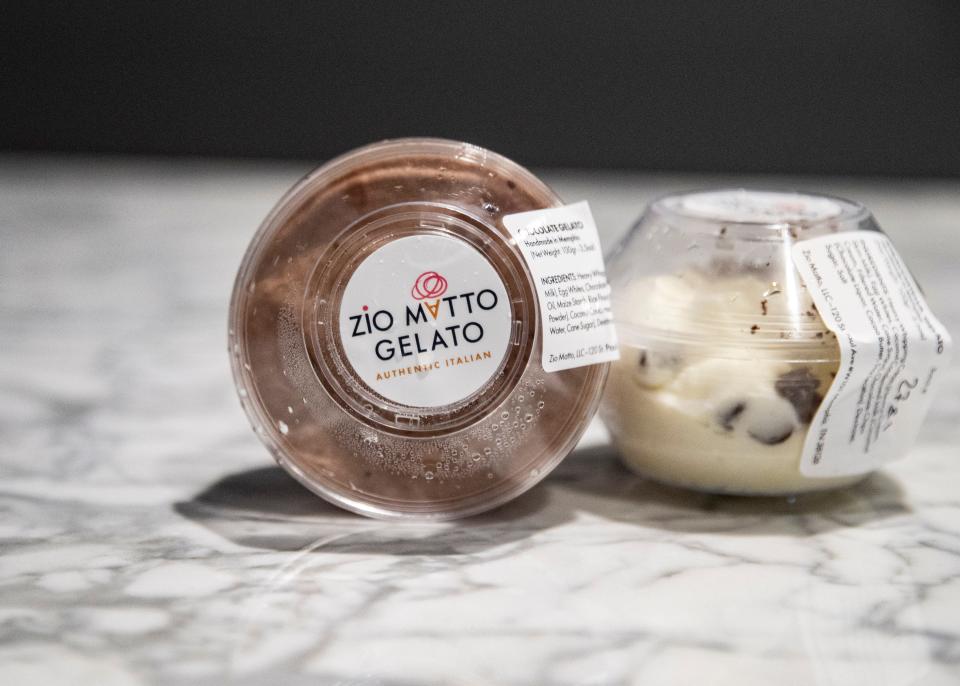 Zio Matto Gelato chocolate gelato is among the food offerings at FedExForum.