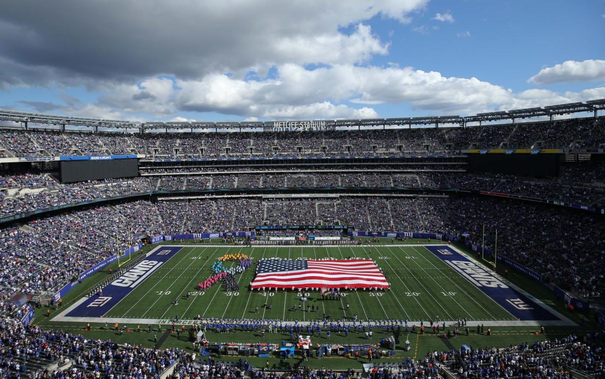 the 82,500-capacity MetLife Stadium in New York - USA launch bid to host 2027 or 2031 Rugby World Cup: 'We are confident of filling NFL stadiums' - USA TODAY SPORTS