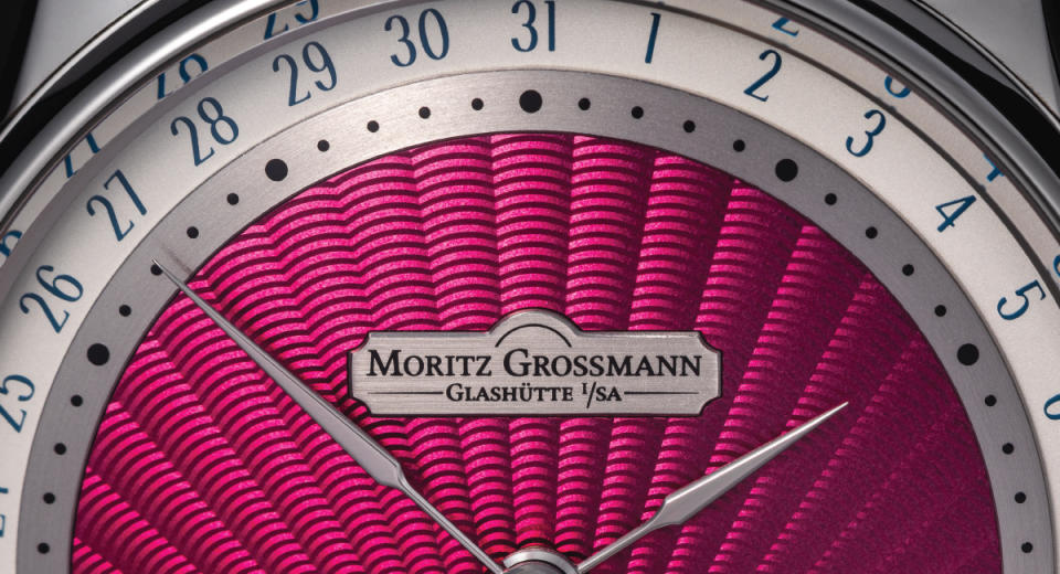 Moritz Grossman Pink Watch for Art in Time
