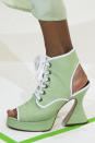 <p><i>Pastel green platform heel from the SS18 Sies Marjan collection. (Photo: ImaxTree) </i></p>