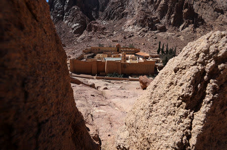 A general view of St. Catherine's Monastery in South Sinai, Egypt, March 7, 2019. REUTERS/Mohamed Abd El Ghany