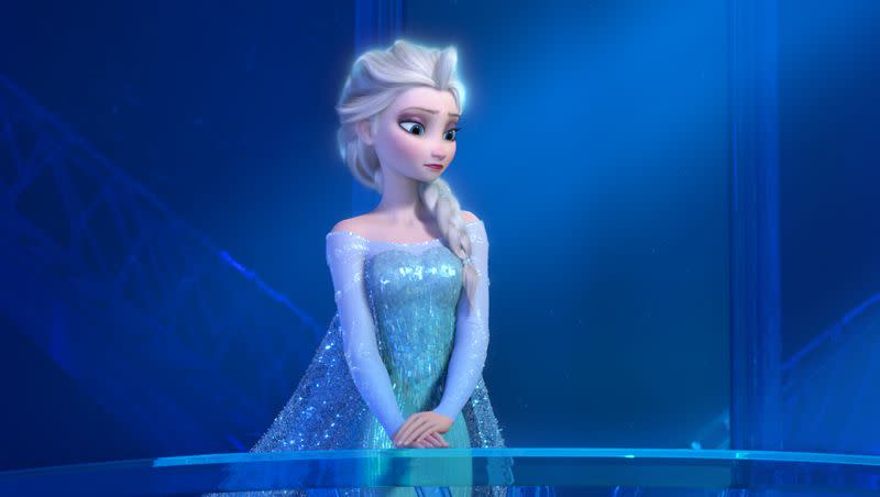 Still from “Frozen” depicting Elsa. 