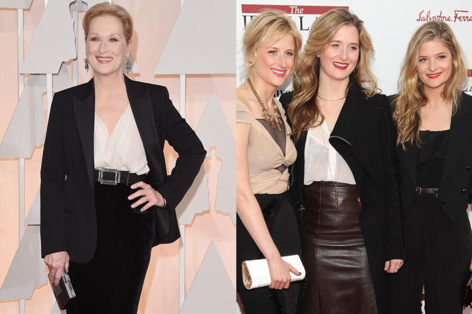 Mamie Gummer, Grace Gummer, Louisa Jacobson Gummer, and Meryl Streep