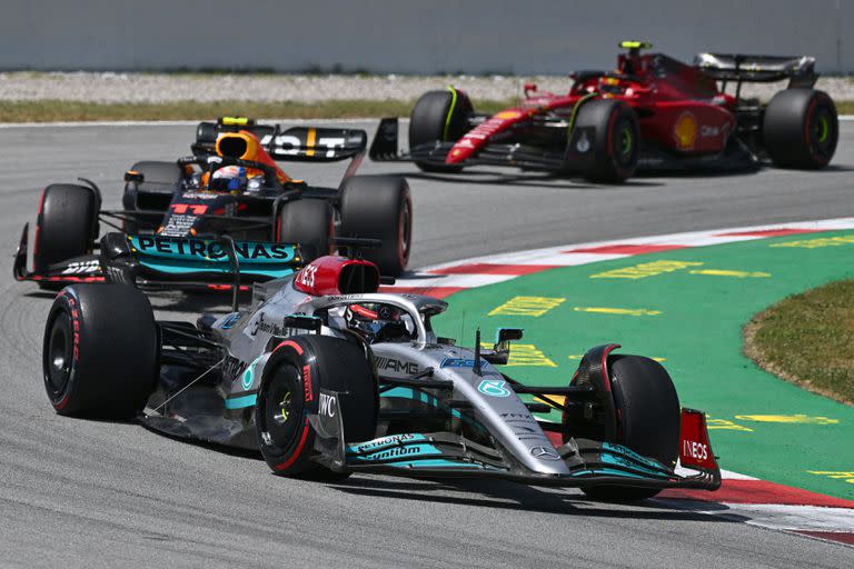 La estadística resalta la consistencia de George Russell en su primera temporada en Mercedes: top-five en los nueve grandes premios del calendario