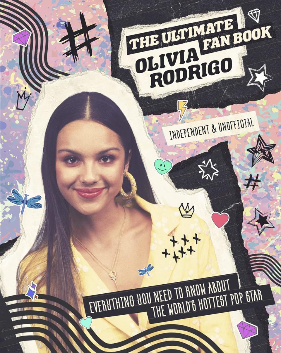book cover with photo of Olivia Rodrigo