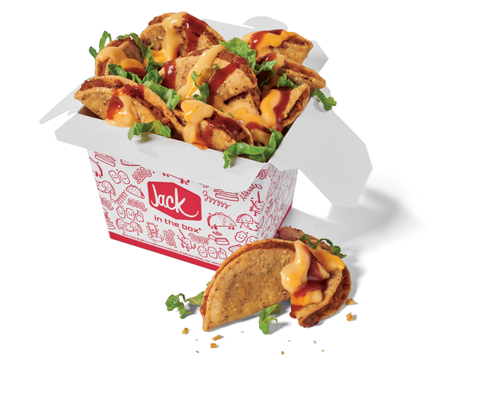 The Loaded Tiny Tacos from the Jack in the Box menu.