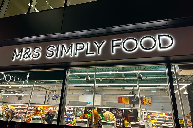 LONDON Bridge ,ENGLAND - November 2023: Marks and Spencer Simply Food External Store Sign England. (Photo by Peter Dazeley/Getty Images)