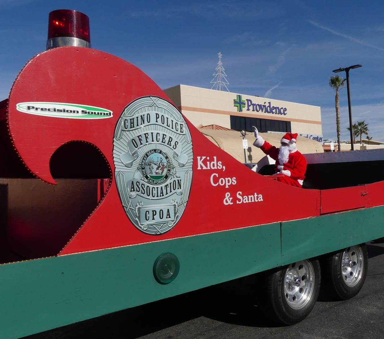 The 2nd annual Inland Empire Holiday Cheer caravan included Santa Claus and multiple law enforcement agencies visiting hospitals across the IE and High Desert.