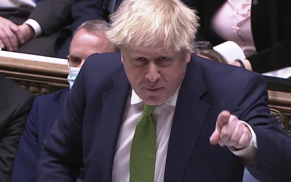Boris Johnson has doubled down on defending his record in office at Prime Minister's Questions - Sky News