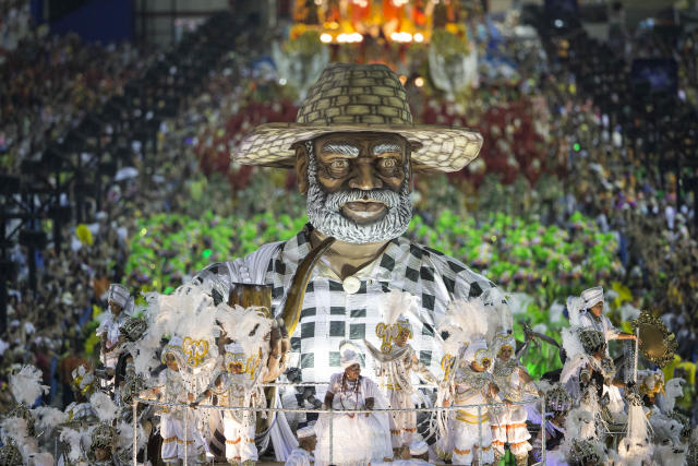 Photos: Brazil's glitzy Carnival is back with stunning costumes, packed  parade grounds