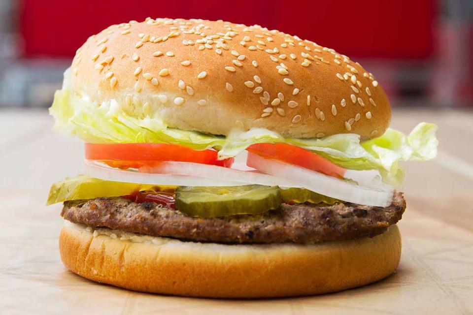 <p>Burger King</p> Burger King has free burgers every week in July