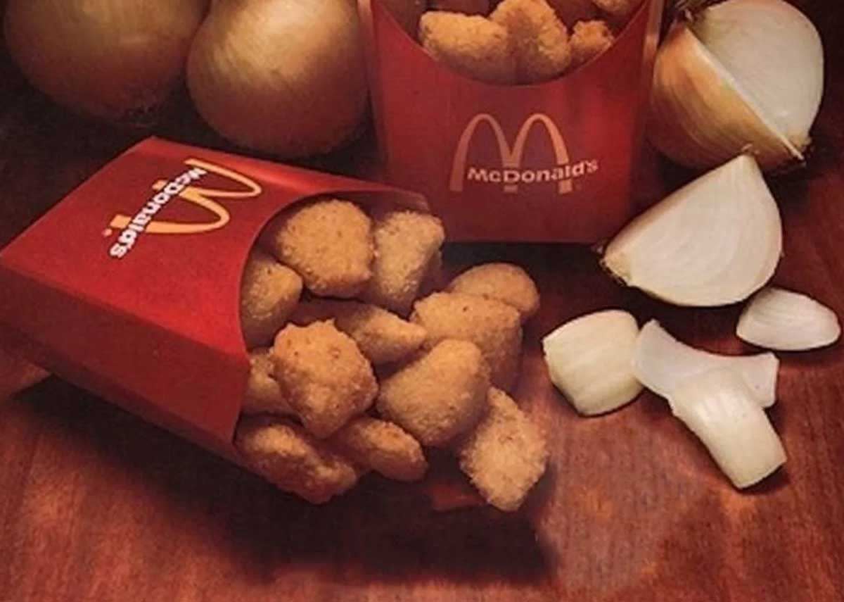 Promotional image for McDonald's Onion Nuggets