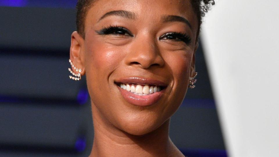 Samira Wiley curly coily fauxhawk hairstyle