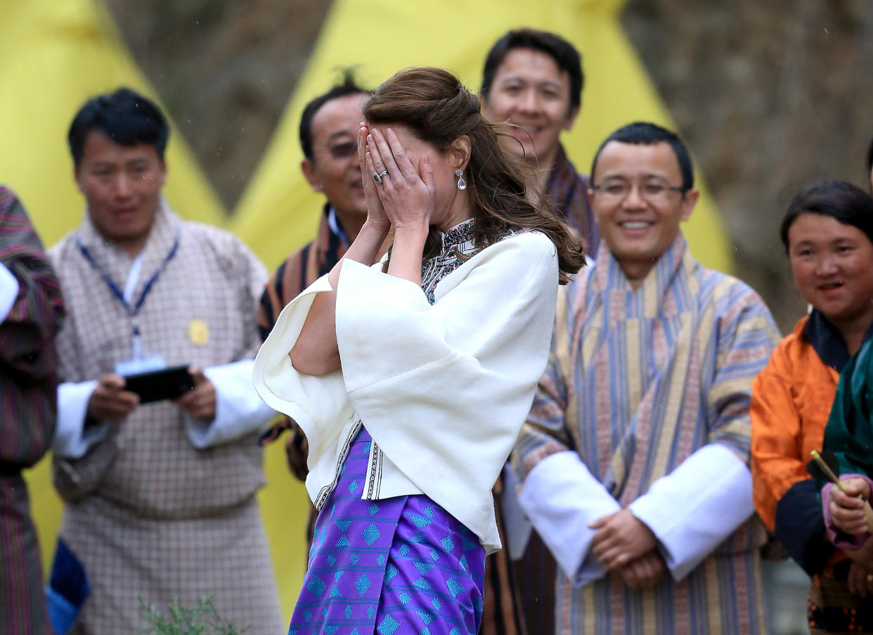 The Duke and Duchess Of Cambridge Visit India and Bhutan - Day 5