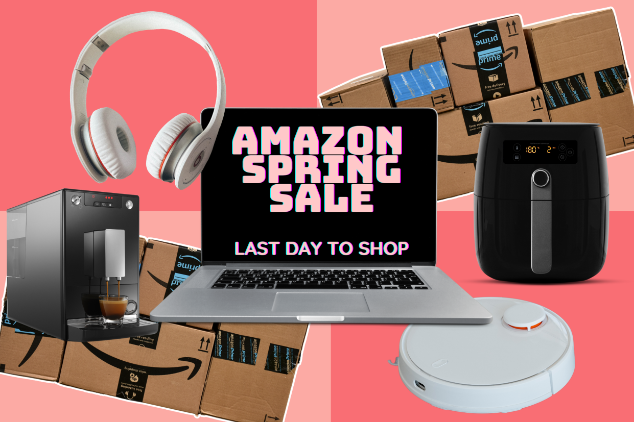 amazon big spring sale, tech deals, kitchen appliance deals, vacuum deals, coffee machine deals, Today's the final day of Amazon Canada's Big Spring Sale — best last-minute deals (Photos via Amazon & Getty).